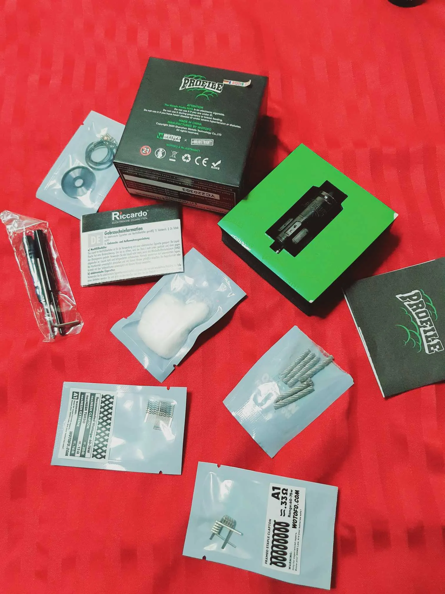 Vap et Ato et accessoire tout importe