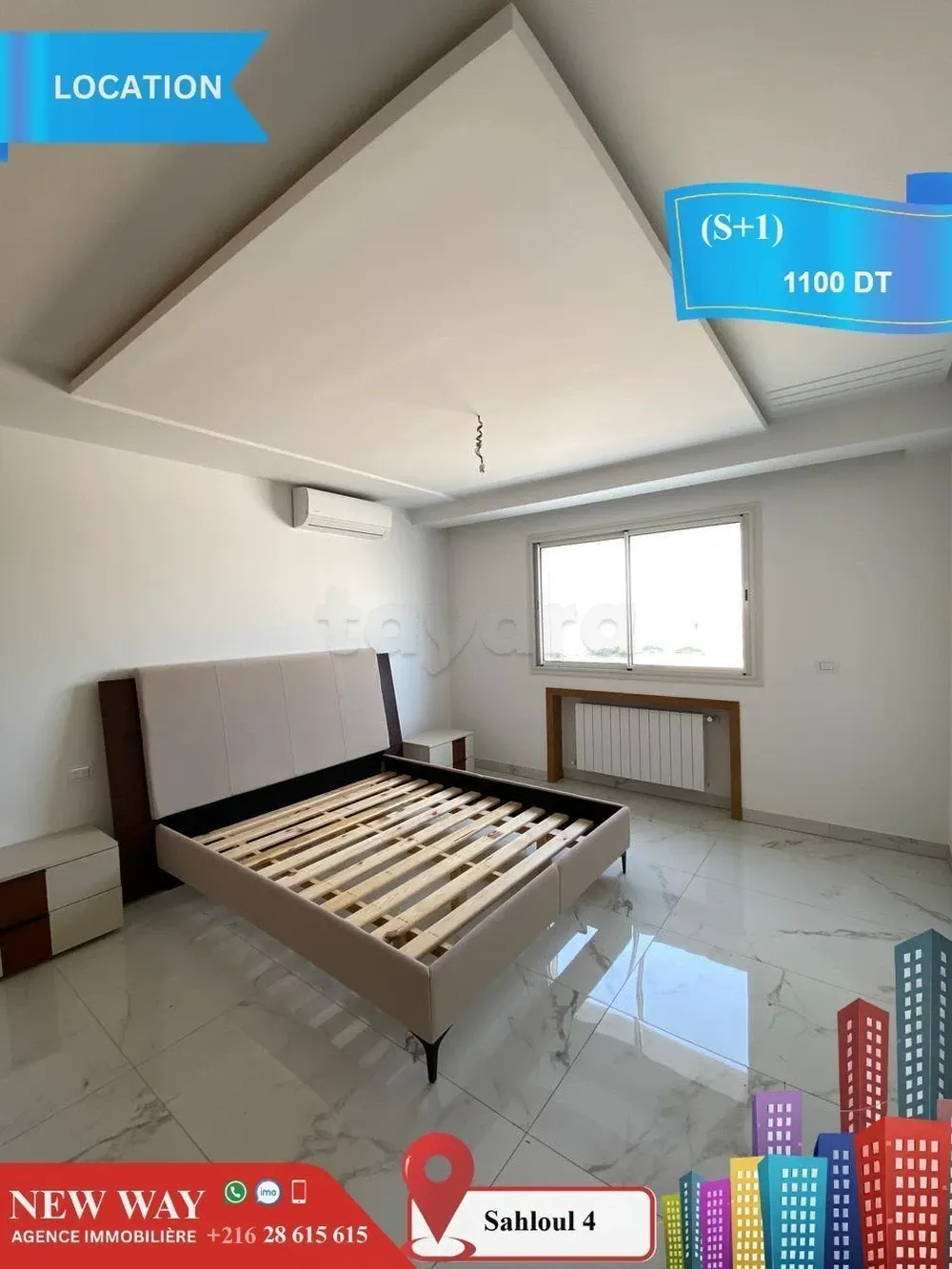 (S+1) à Sahloul 4 avec Place de Parking au Sous Sol