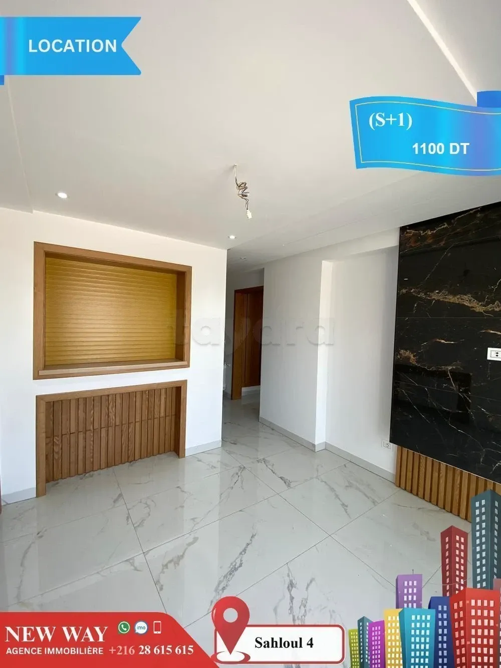 (S+1) à Sahloul 4 avec Place de Parking au Sous Sol