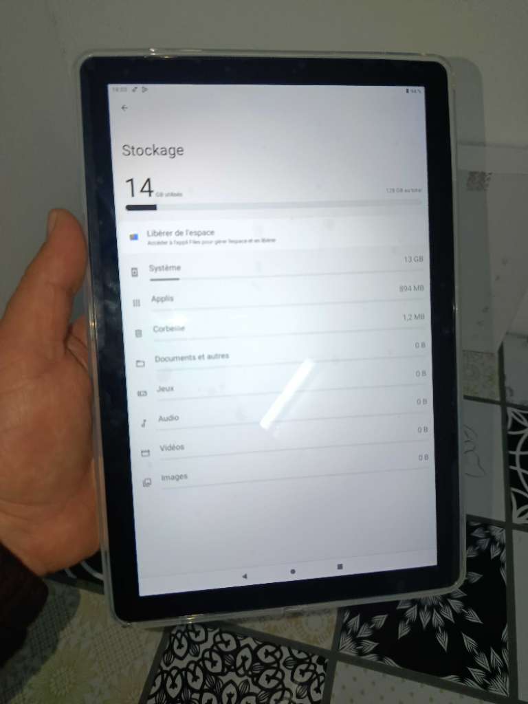 Tablette grand taille neuf 4G 128/4