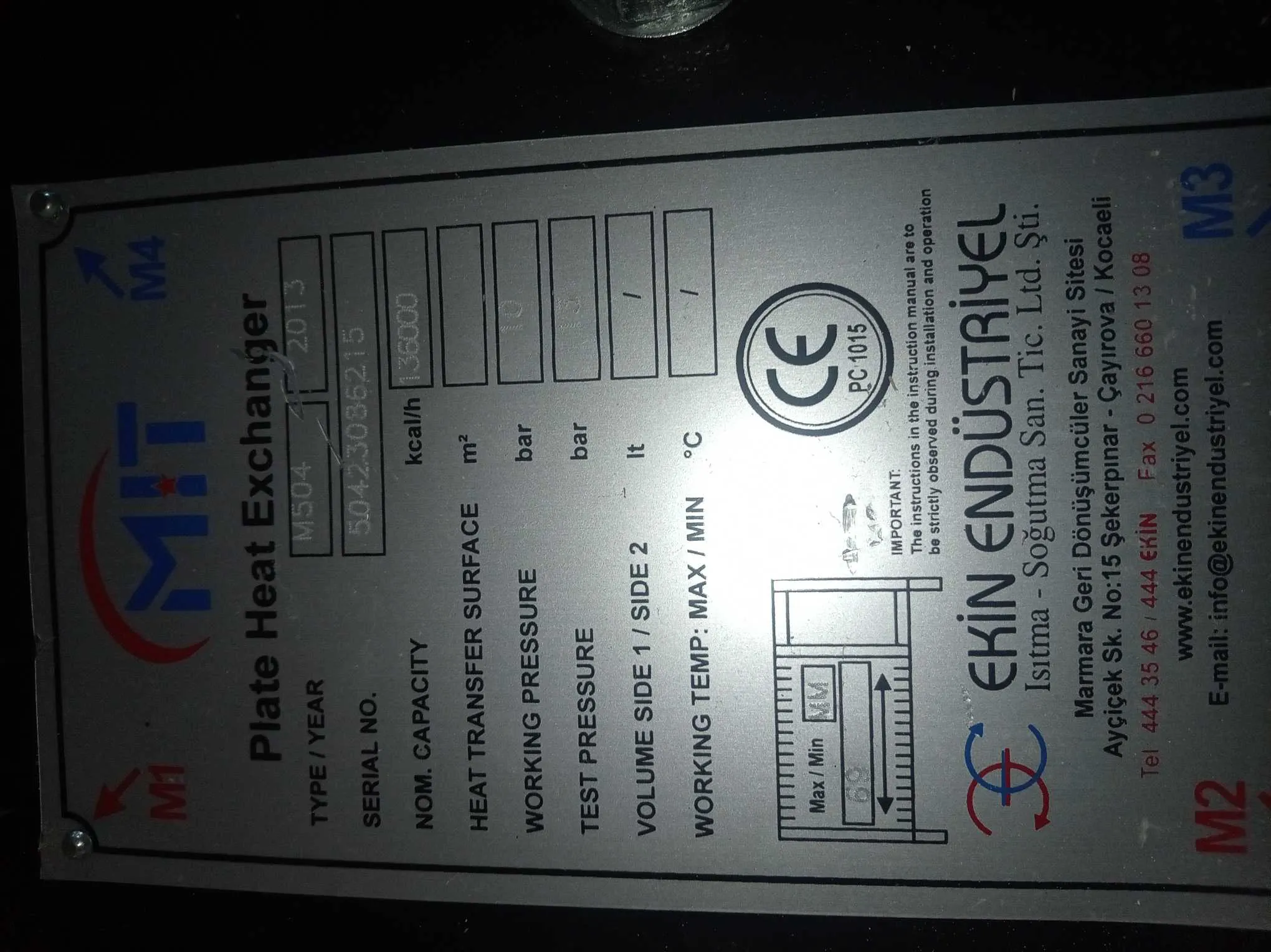 Échangeur à plaques