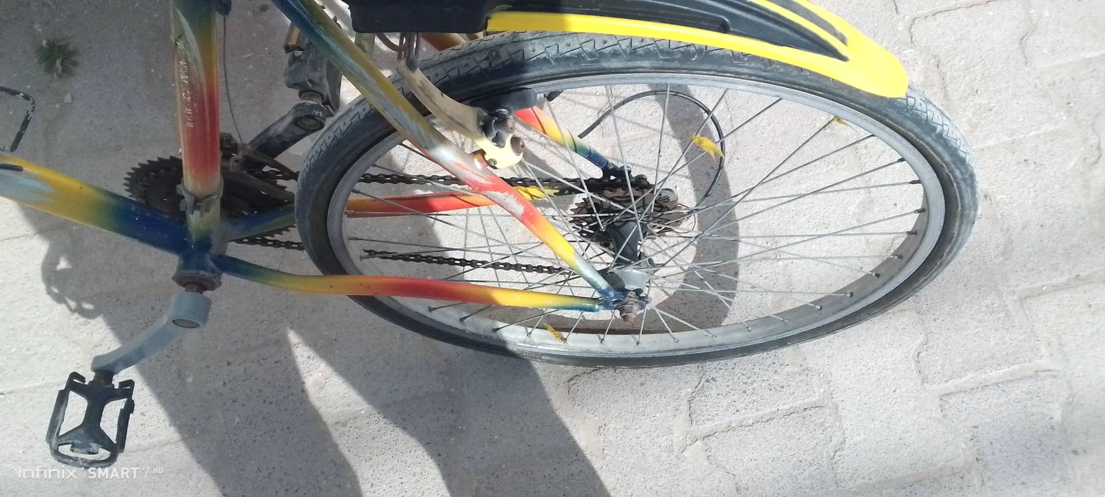 vélo ordinaire Avec des graisses