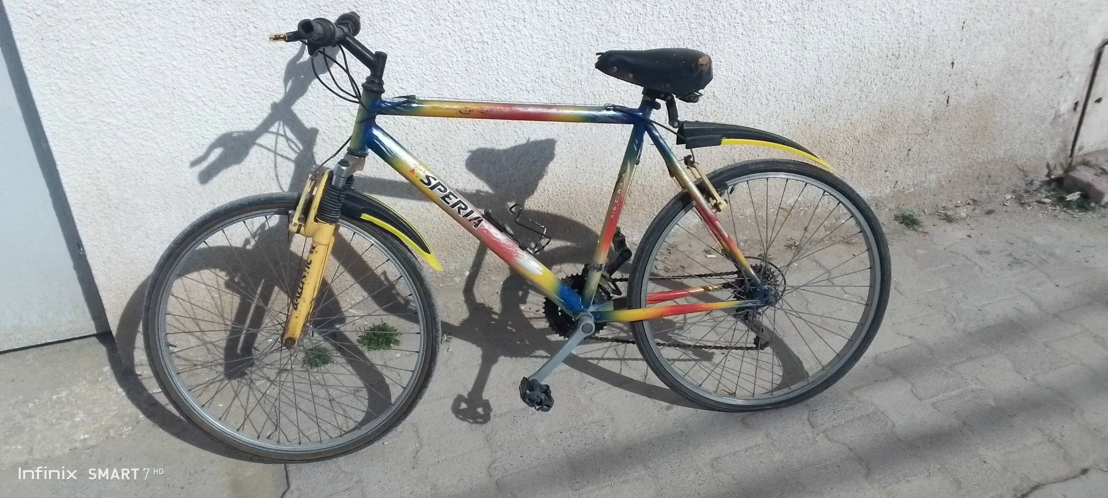 vélo ordinaire Avec des graisses