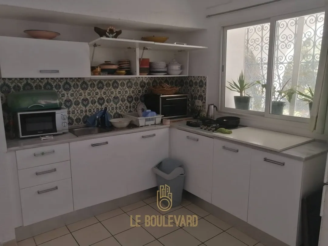 A Vendre Bungalow S+1 Avec Jardin à Club Farah, Nabeul