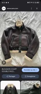Blouson cuire 