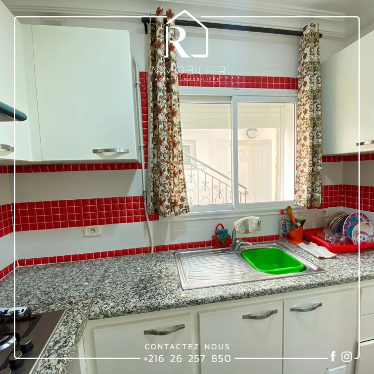 A #Vendre au cœur de #Hammamet Centre Ville Un bel #Appartement S+2 de bon Standing
