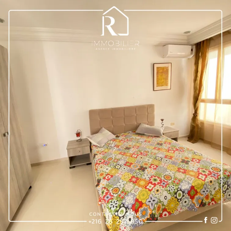 A #Vendre au cœur de #Hammamet Centre Ville Un bel #Appartement S+2 de bon Standing