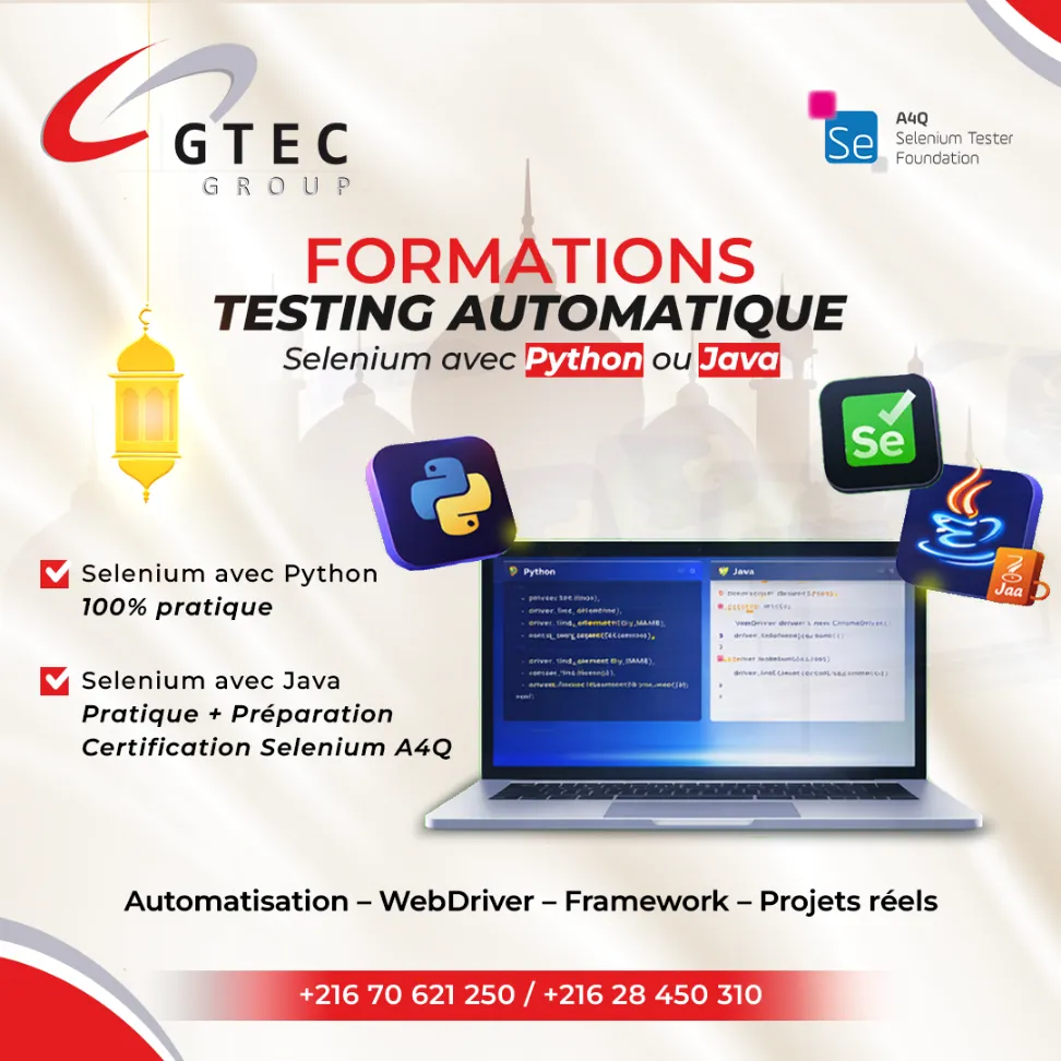 Formation en Test Automatique avec Selenium WebDriver