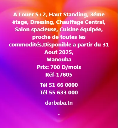 appartement s+2
