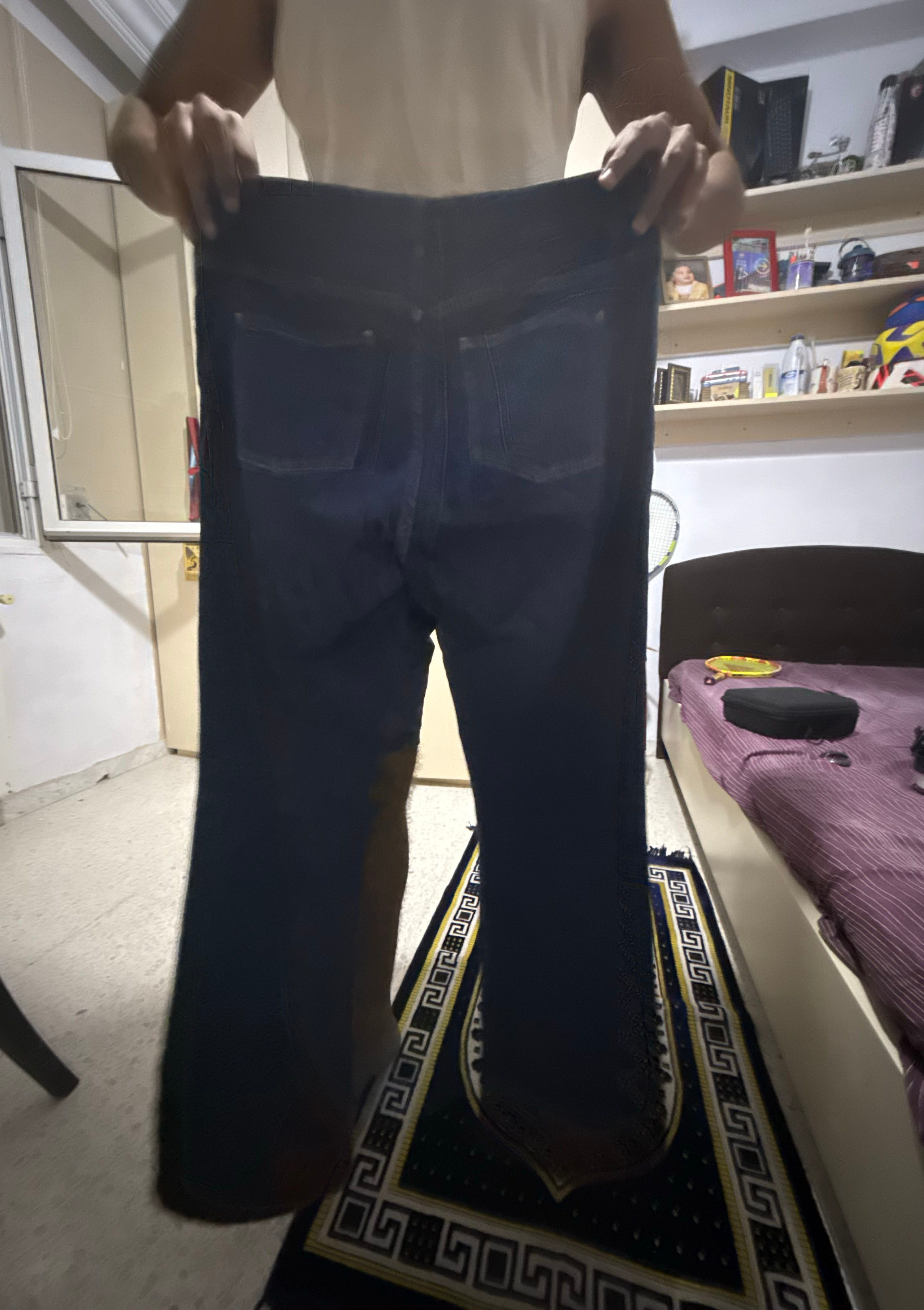 Jean buggy bleu