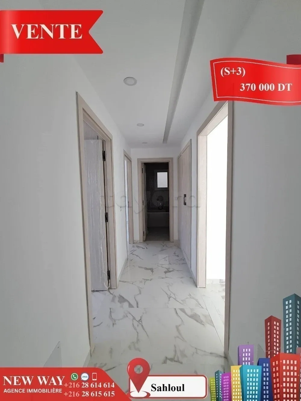 Appartement (S+3) à Sahloul 4