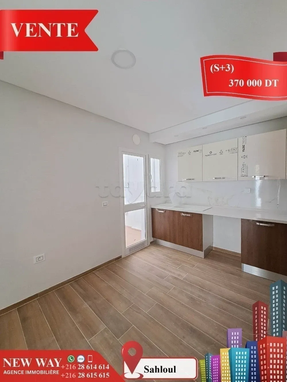 Appartement (S+3) à Sahloul 4
