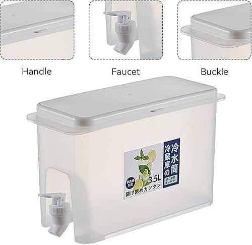 DISTRIBUTEUR DE BOISSONS, D'EAU CITRON, DISTRIBUTEUR DE JUS, 3,5l