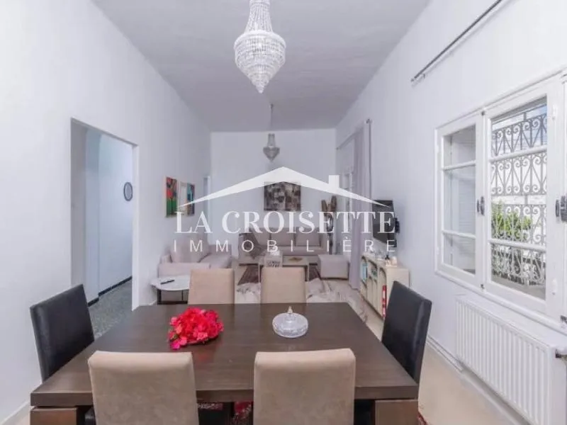 Rez-de-chaussée de villa S+3 meublé à louer à Carthage ZRCL0336