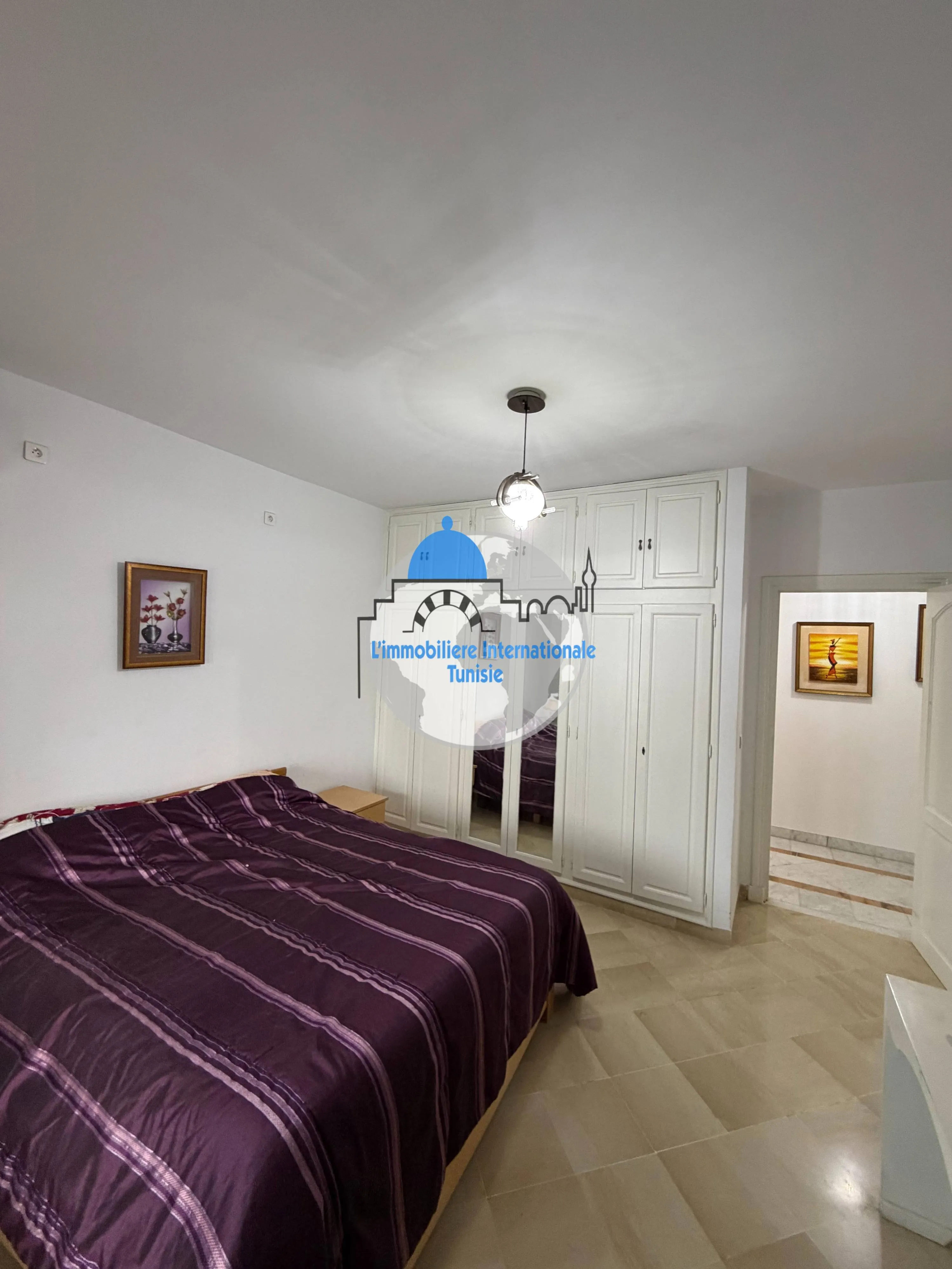 Appartement S+3 avec vue mer à louer - près de l'hôtel Riadh Palms  