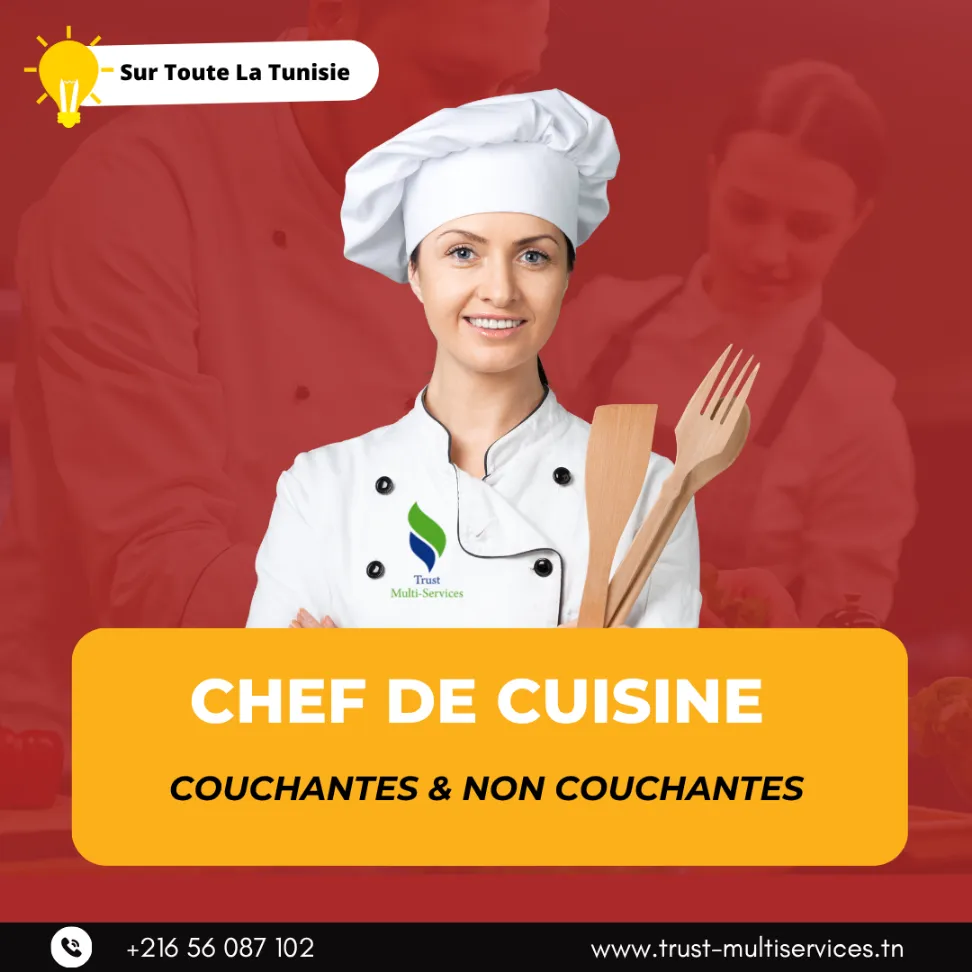 Vous cherchez une cuisiniere par Mois? 