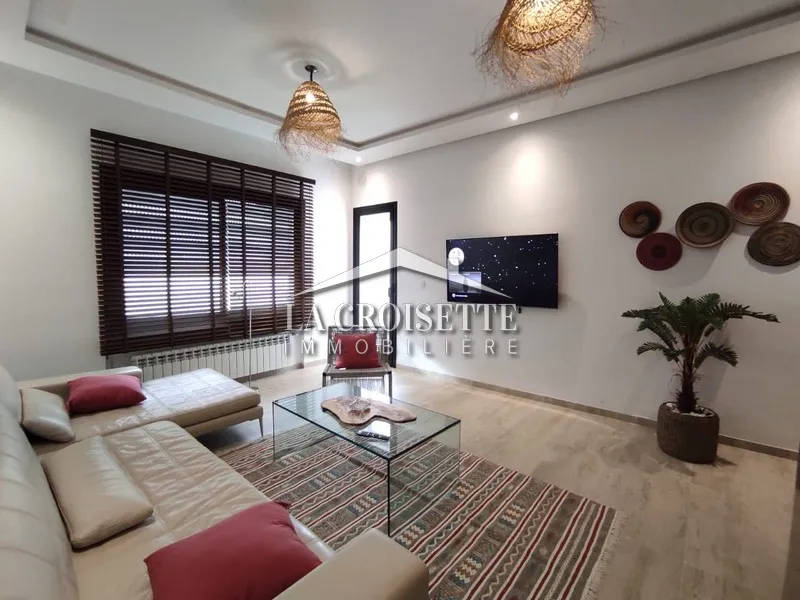 Appartement meublé S+1 à louer aux Jardins de Carthage ZAL2908