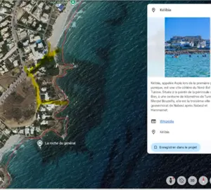 Location pour vacances S+2 avec parking et 2 mins à pieds tend vers les plages (petit-paris,El Fateha)