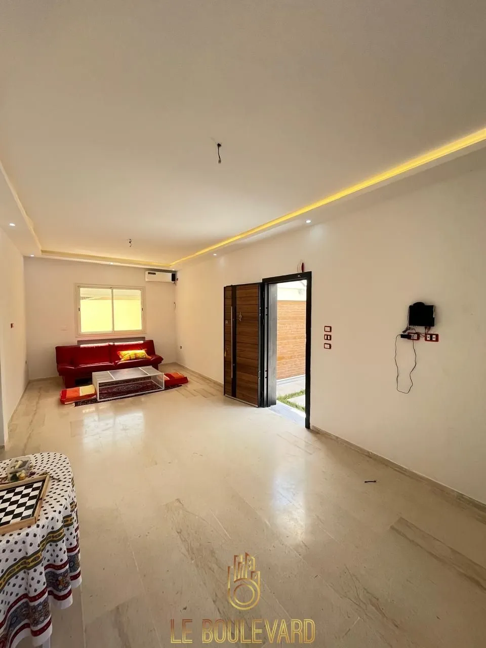 A Louer Appartement S+2 haut standing au rez-de-chaussée situé à AFH Mrezge, Nabeul 