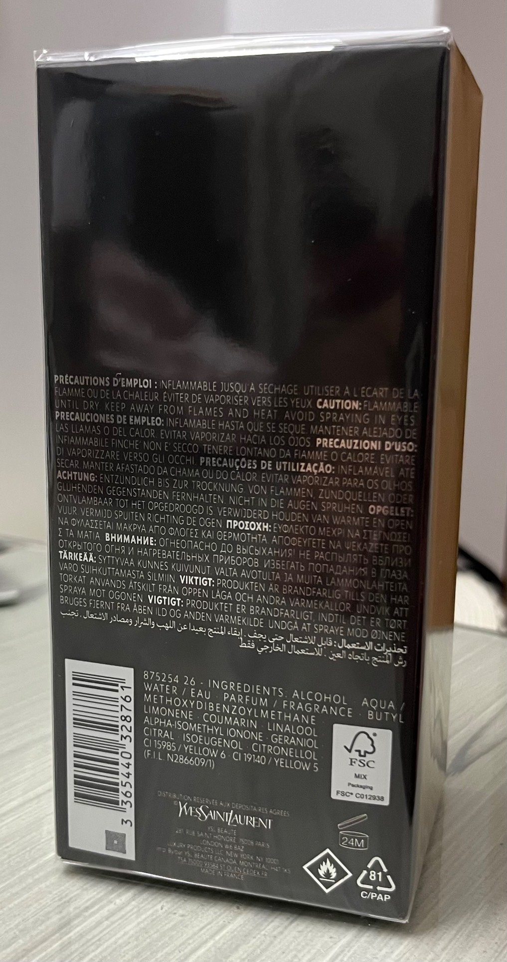 Parfum Yves Saint Laurent l’homme 200ml