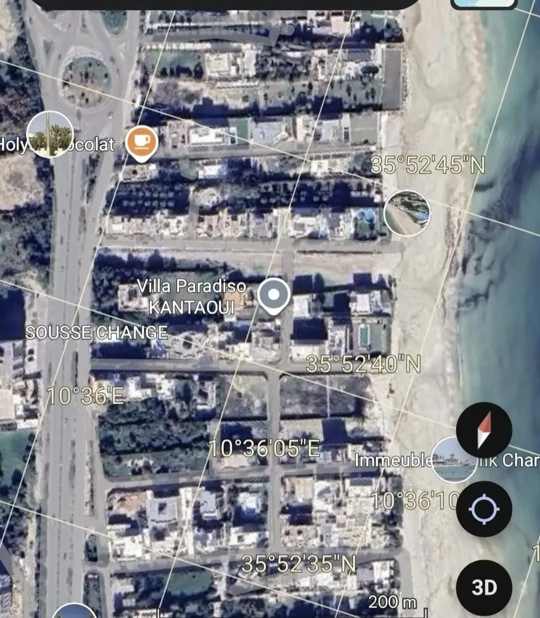 Terrain d'une superficie 245 m², situé à Kantaoui