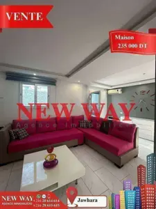 Maison de plain pied à Jawhara avec meubles