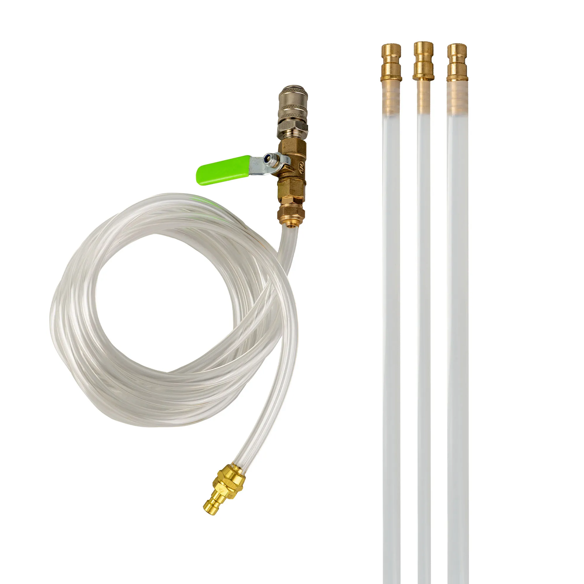 A VENDRE MATERIEL DE GARAGE REF : 54555 POMPE DE TRANSMISSION PNEUMATIQUE 10L AVEC 15 ADAPTATEURS