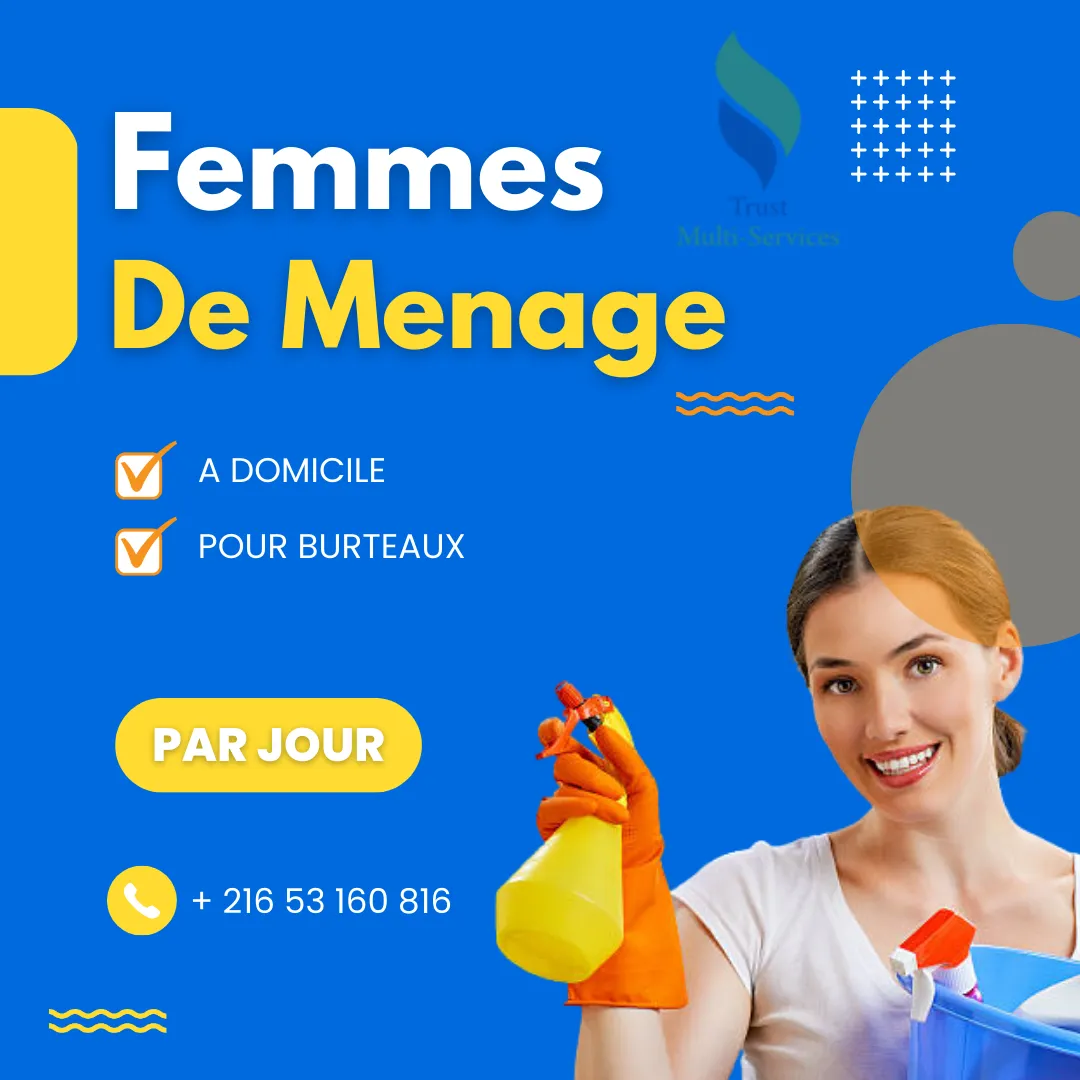 FEMME DE MENAGE PAR JOUR A