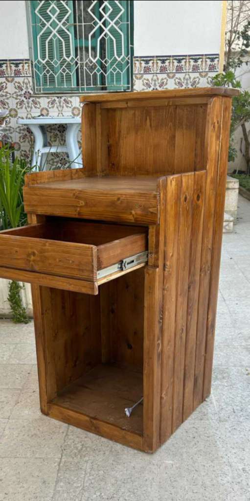 Caisse en bois naturel 