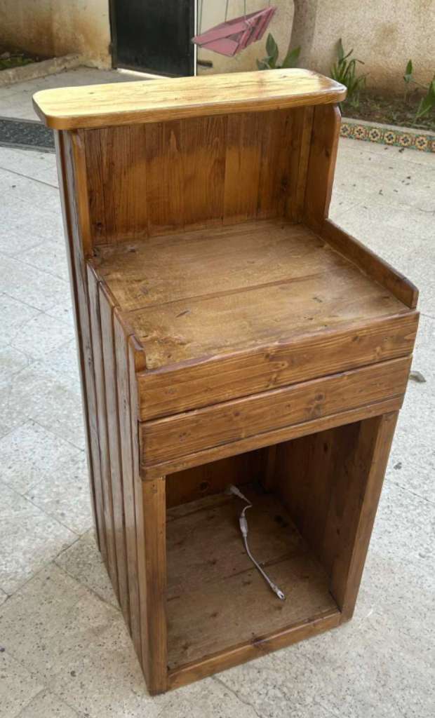 Caisse en bois naturel 