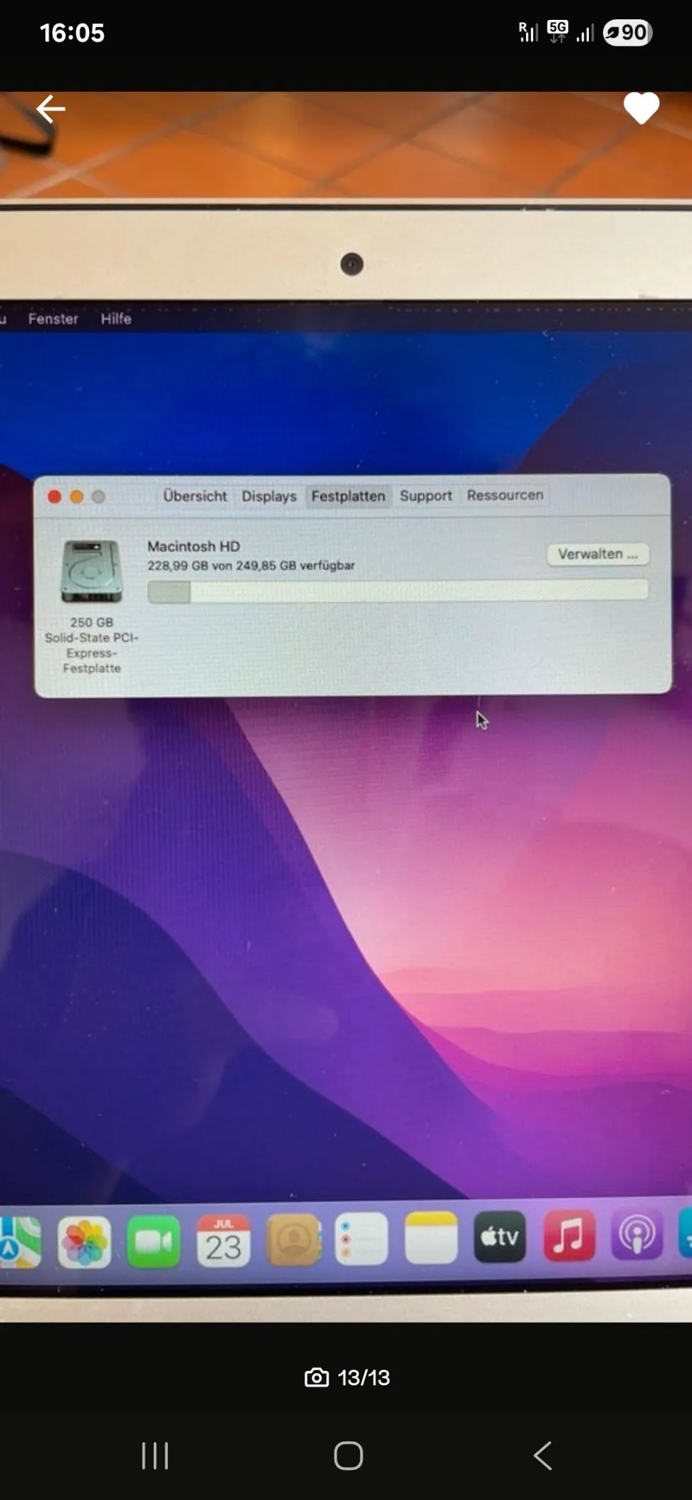 Macbook i7 , 8G Ram, ssd...