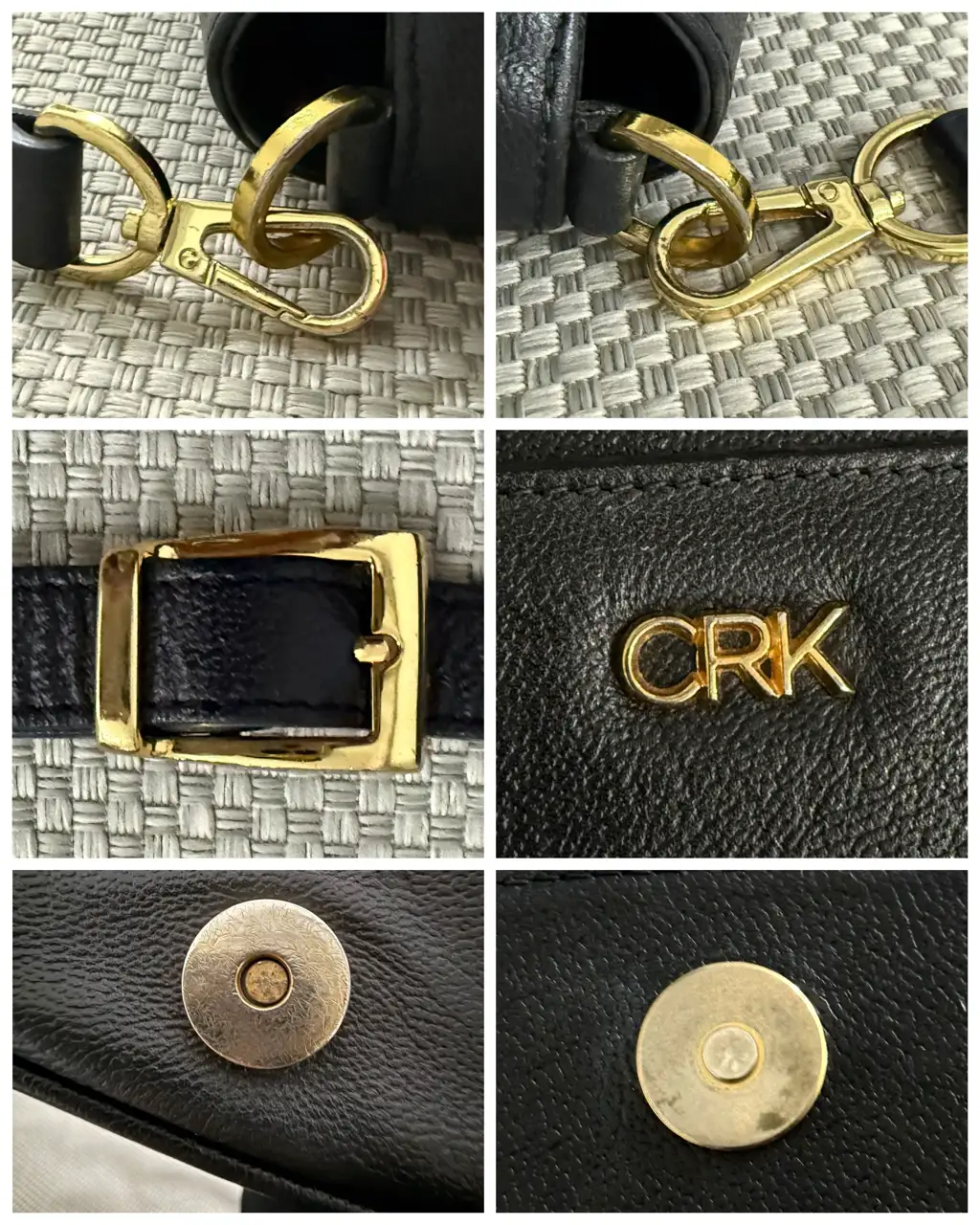 Sac à bandoulière CRK noir