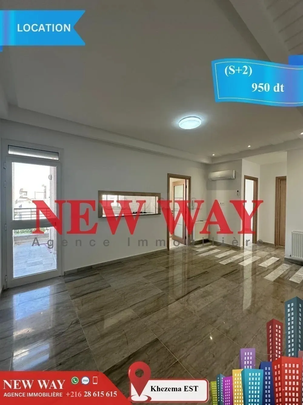 (S+2) à khezema EST, Proche de Toutes Commodités