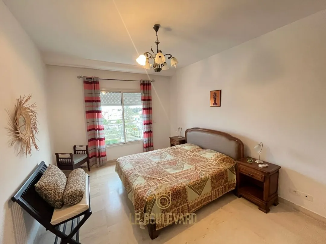 A louer Appartement S+1 vue mer à Mrezga