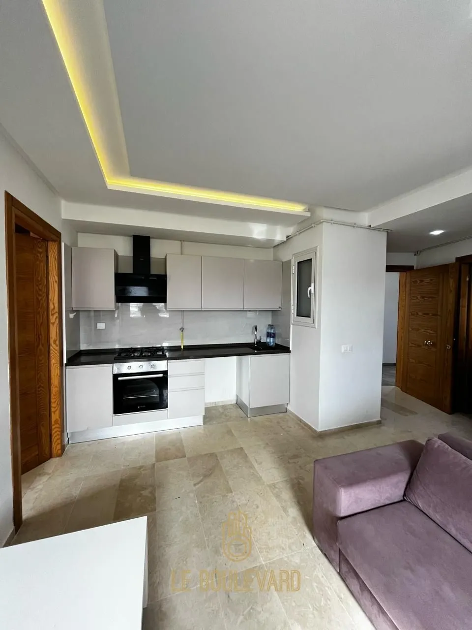 Location Annuelle : Appartement S+1 Haut Standing à AFH Mrezga, Nabeul