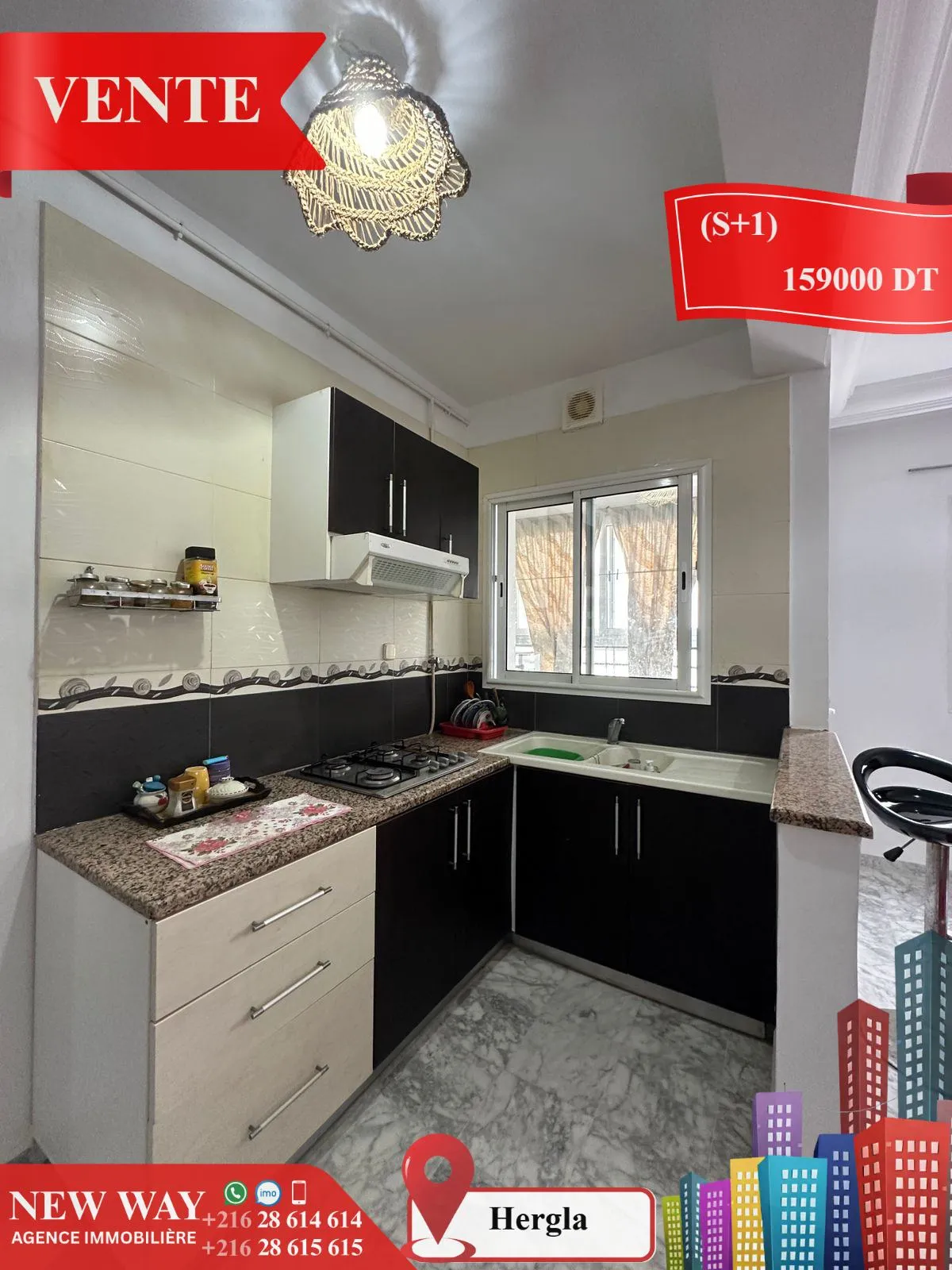 Appartement (S+1) à Hergla Lotissement AFH