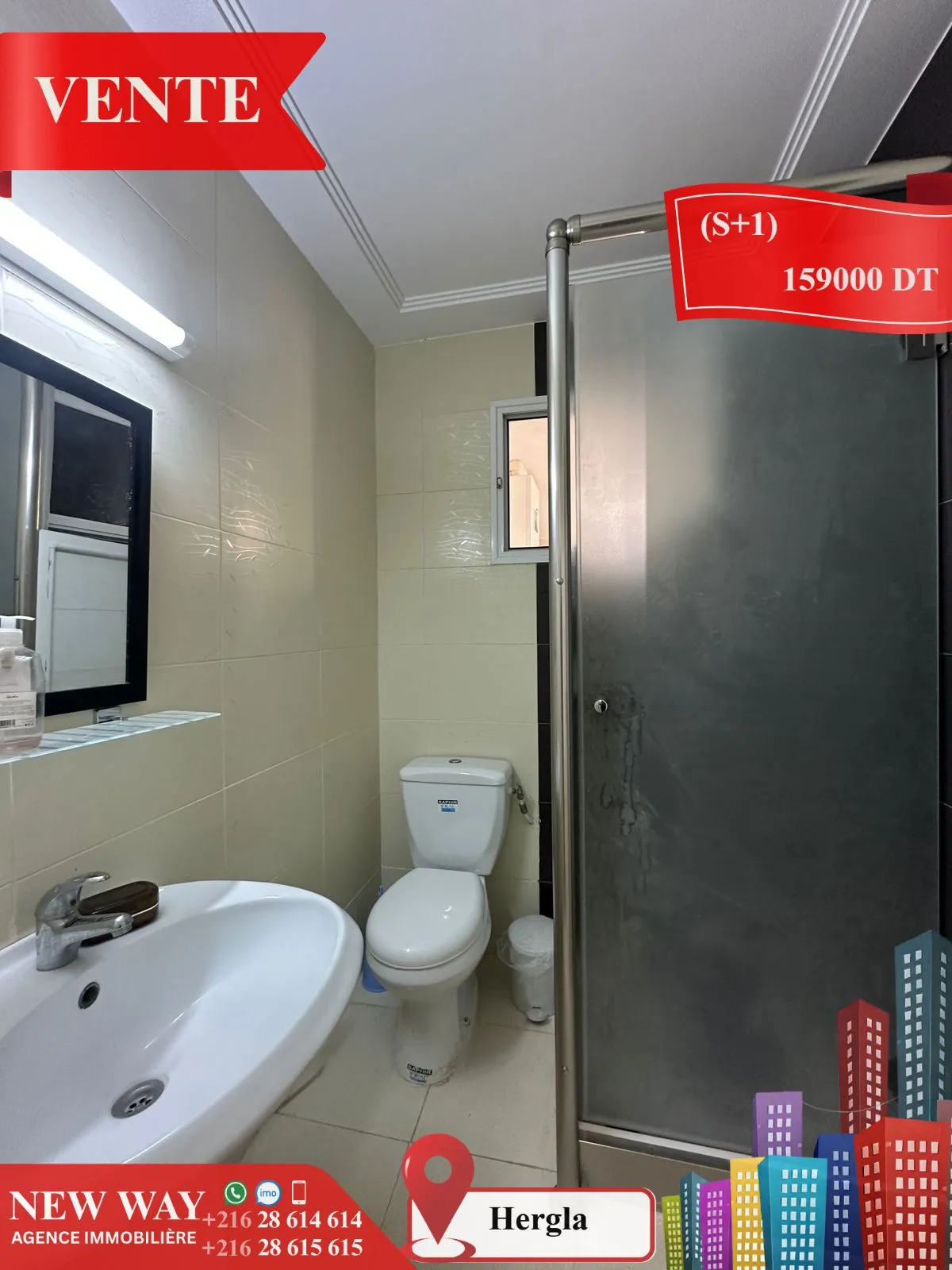 Appartement (S+1) à Hergla Lotissement AFH