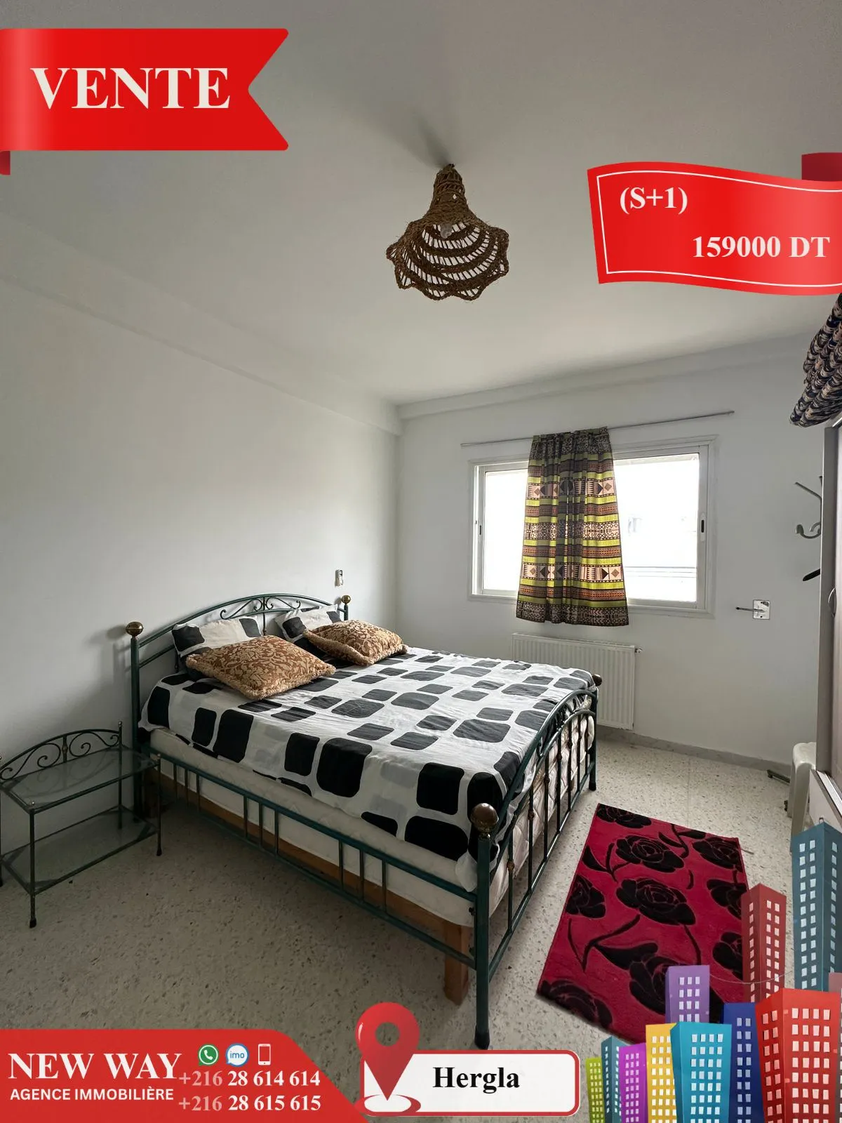 Appartement (S+1) à Hergla Lotissement AFH