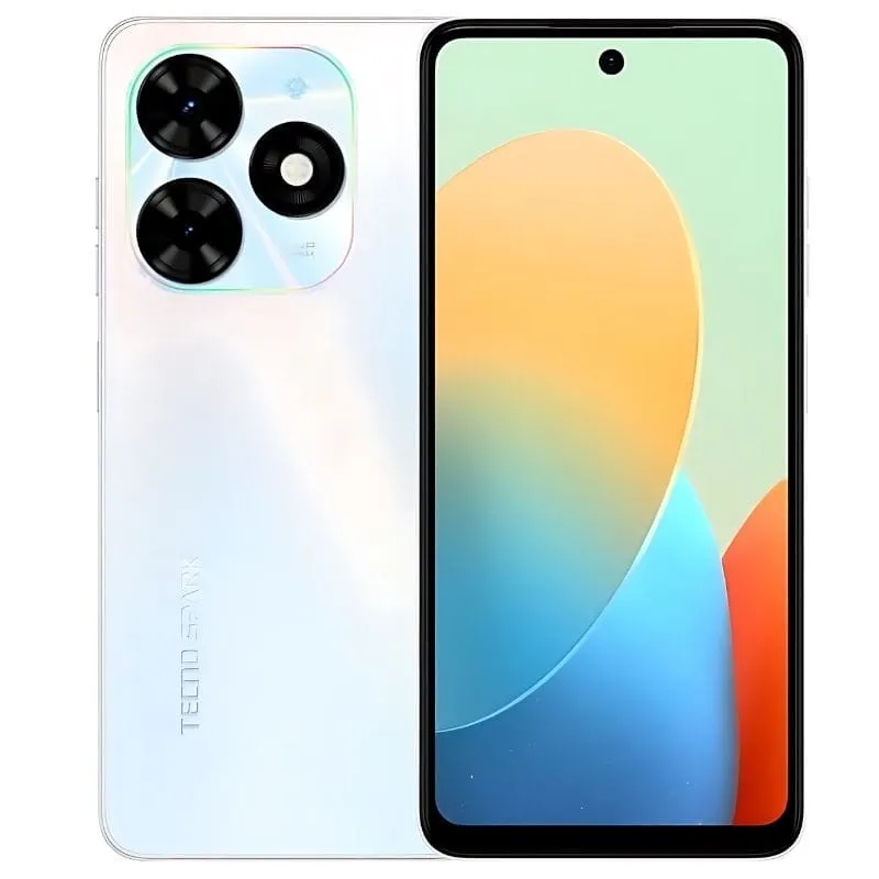 Tecno Spark Go 2024 4Go/64Go Blanc - Téléphone Mobile 