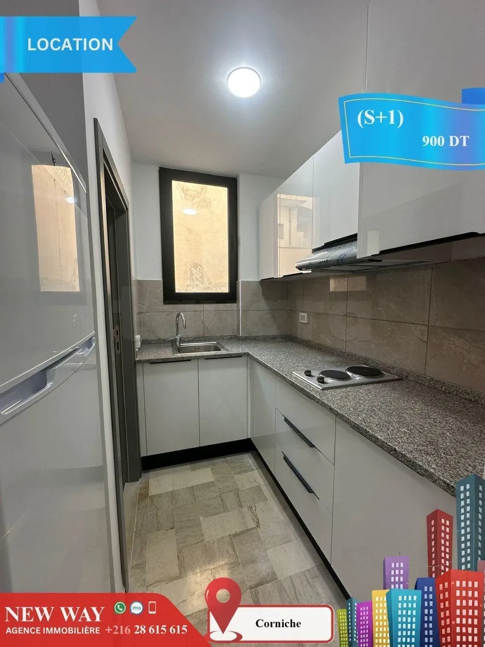 (S+1) Meublé à Corniche prés de la Mer