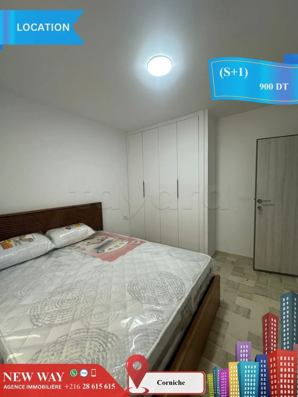 (S+1) Meublé à Corniche prés de la Mer