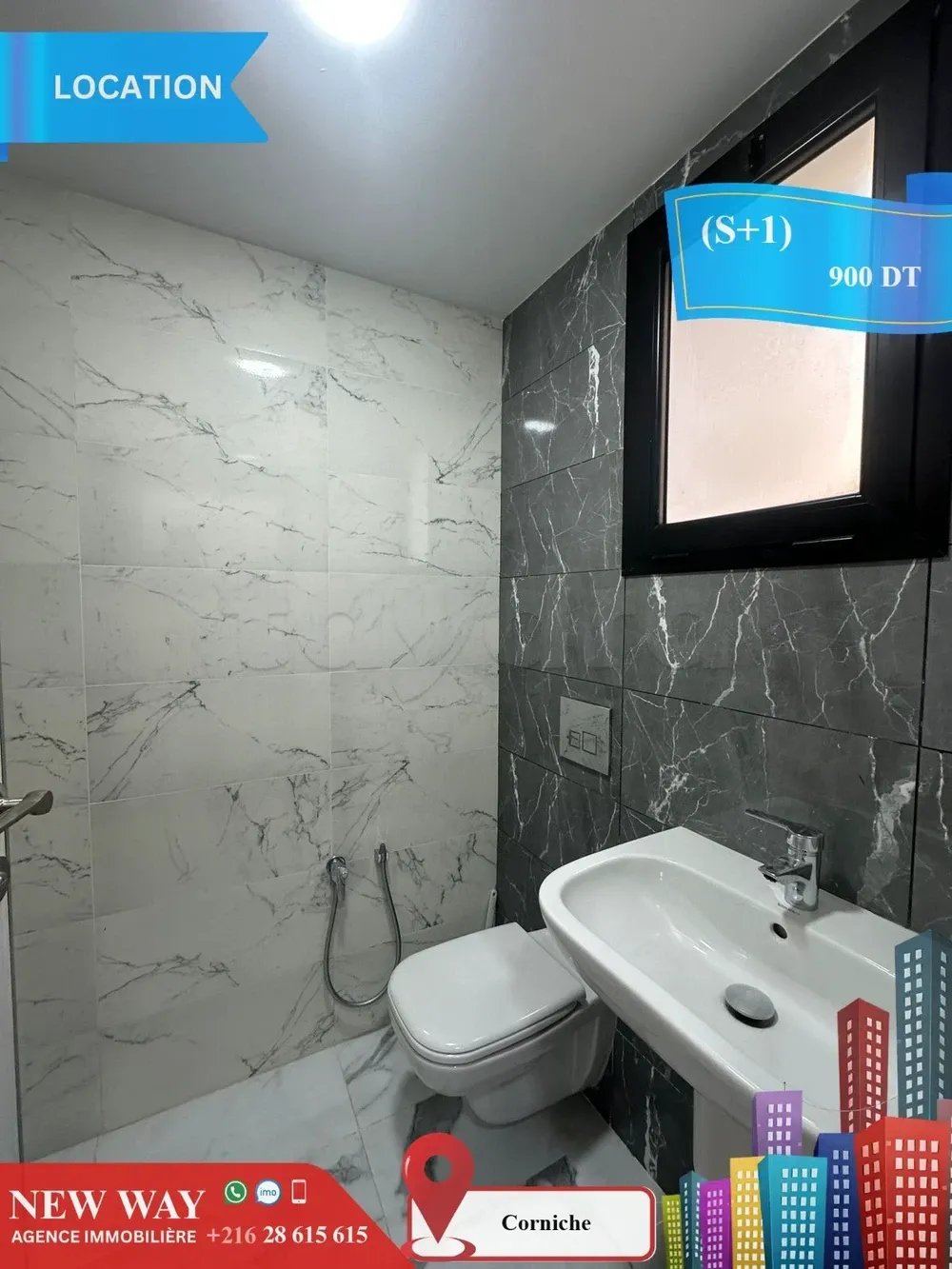 (S+1) Meublé à Corniche prés de la Mer