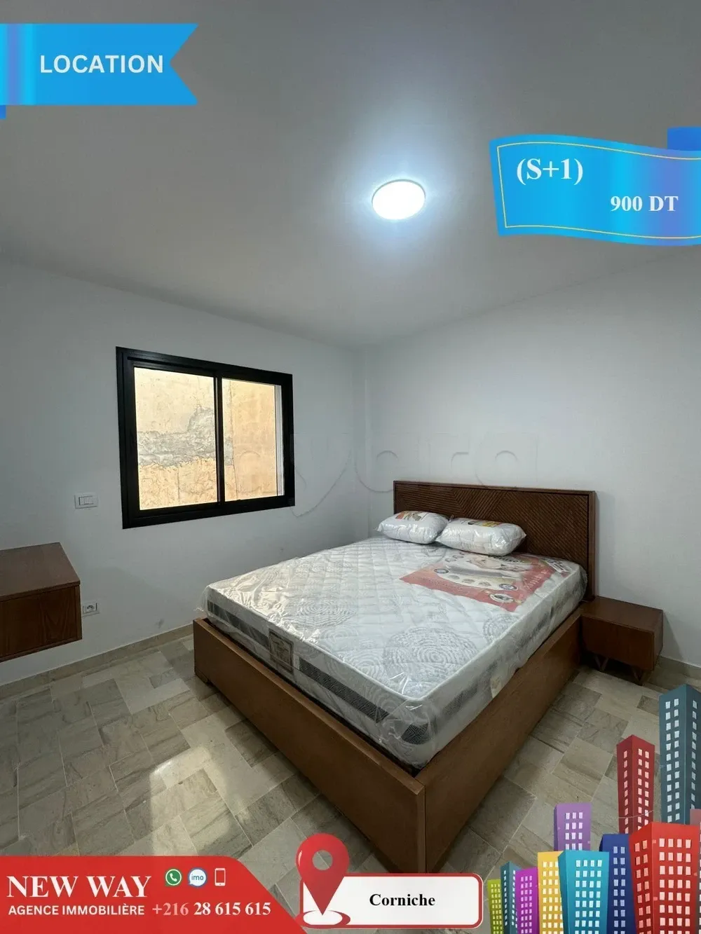 (S+1) Meublé à Corniche prés de la Mer