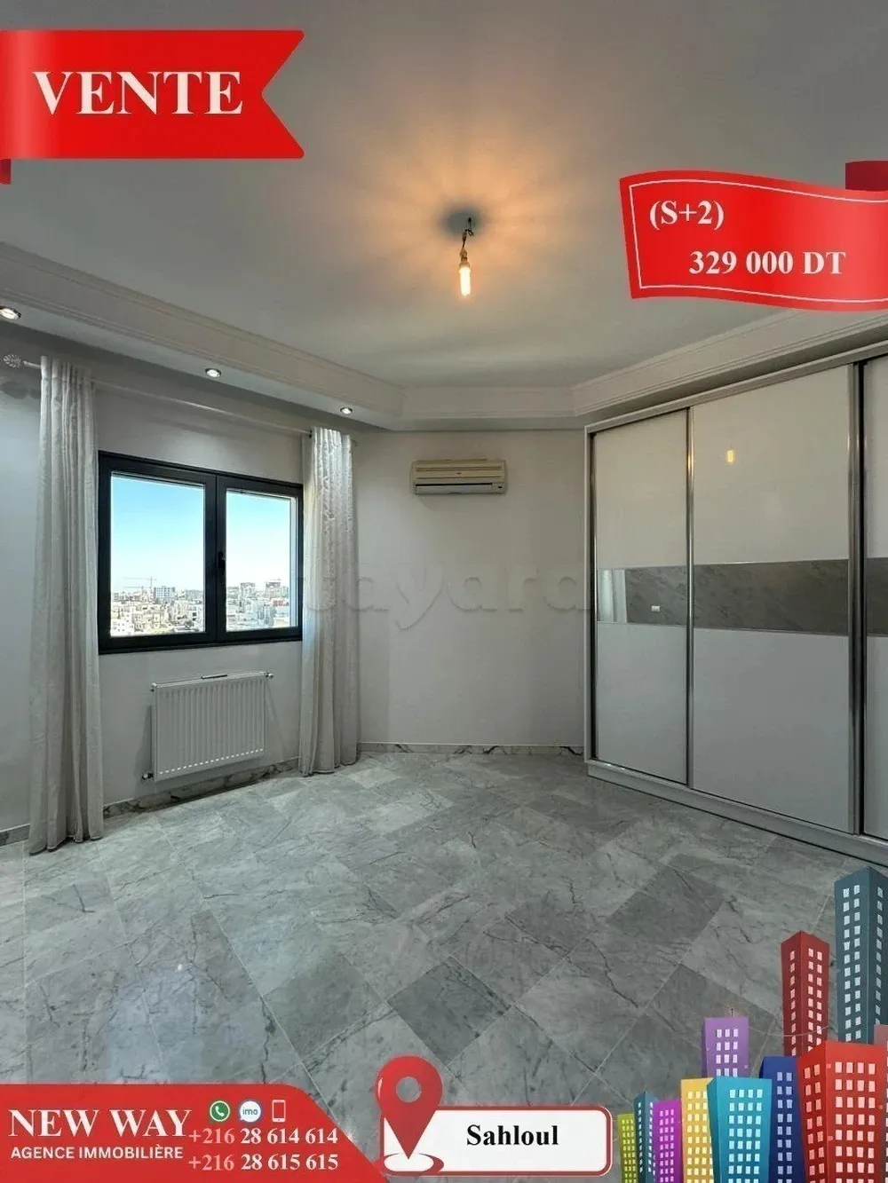 (S+2) à Sahloul avec Place de Parking