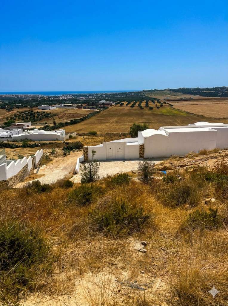 أرض الأحلام بالمنشار - الحمامات: إطلالة بانورامية وموقع ملكي! 🌟

