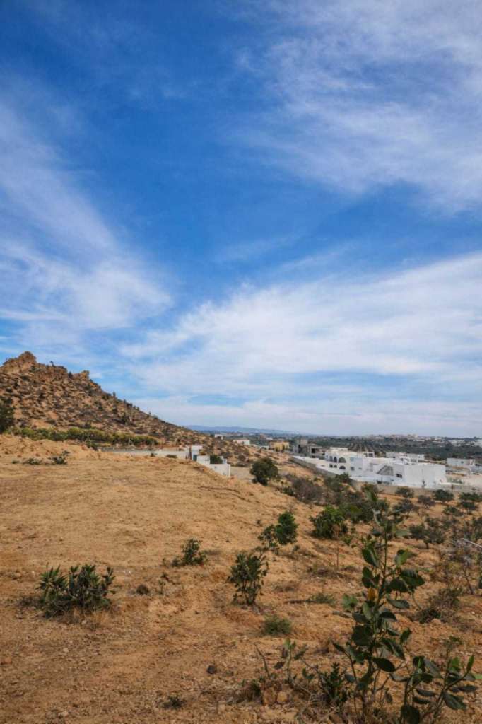 أرض الأحلام بالمنشار - الحمامات: إطلالة بانورامية وموقع ملكي! 🌟

