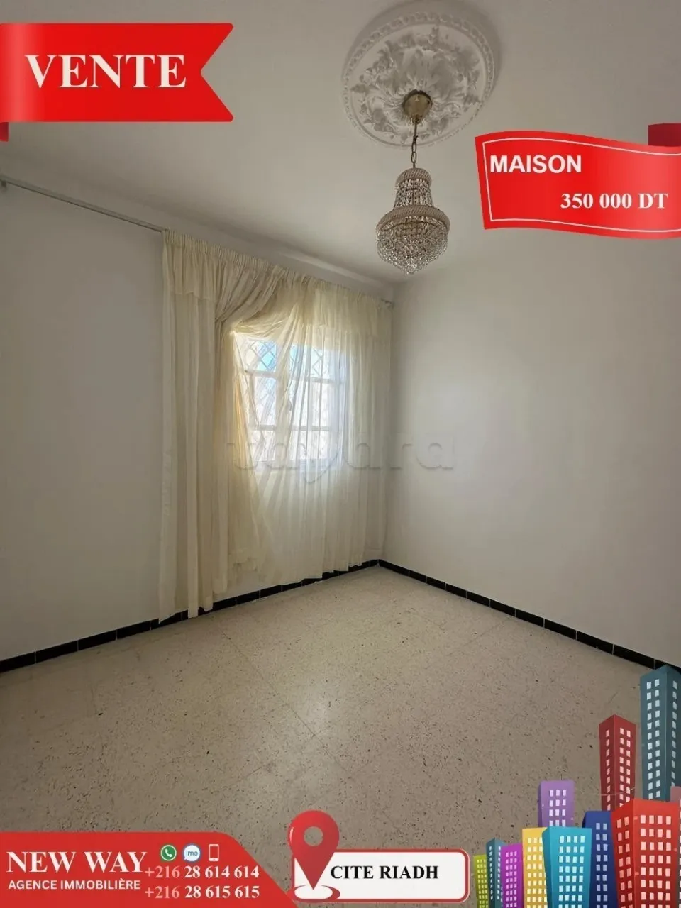 Maison indépendante (S+4) à Cité Riadh