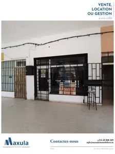 À LOUER LOCAL COMMERCIAL DE 20M² À RADES CITÉ OLYMPIQUE