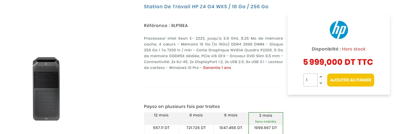 Workstation Pro HP Z4 G4