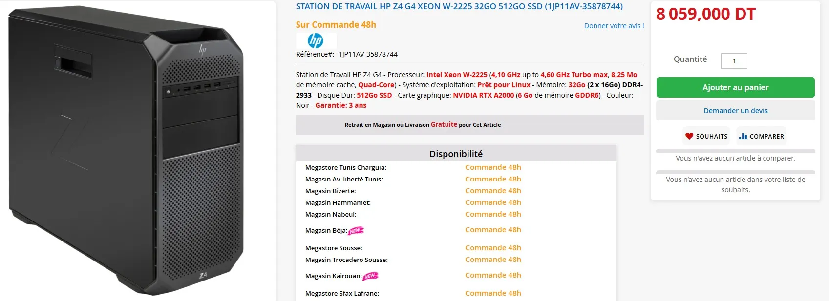Workstation Pro HP Z4 G4
